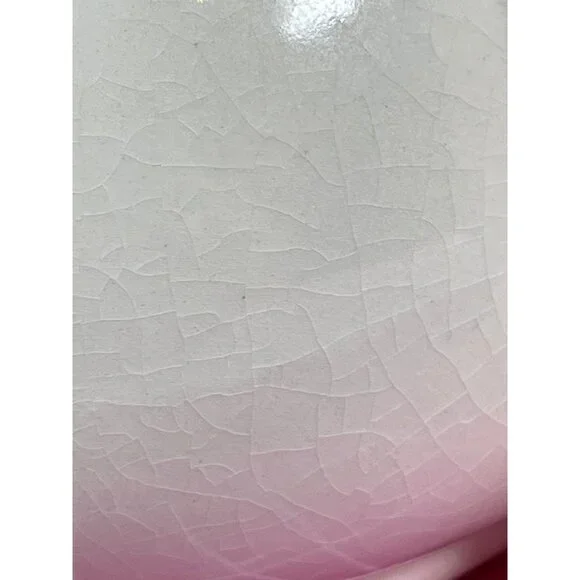 Stacked Ceramic Pottery Teapot Cup Set Paper Windows USA Floral Rose Cream VTG - Picture 16 of 16